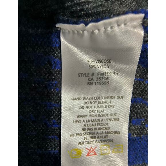 Elena Wang Heavy Sweater, Gray and Blue, Size M NWT - Picture 5 of 5